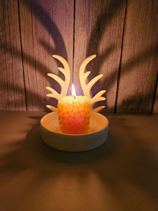 Beeswax Honeycomb square candle