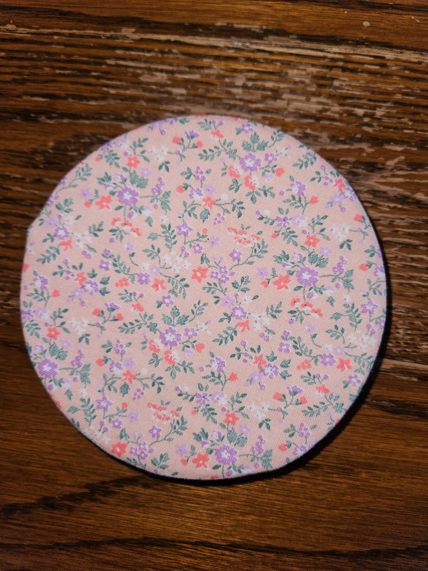 Coaster pink flowers