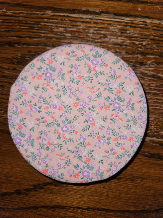 Coaster pink flowers