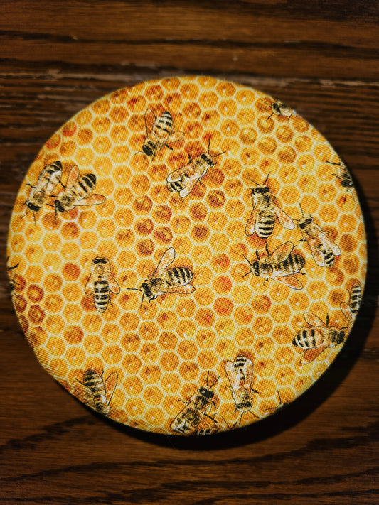 Coasters Bees on wax