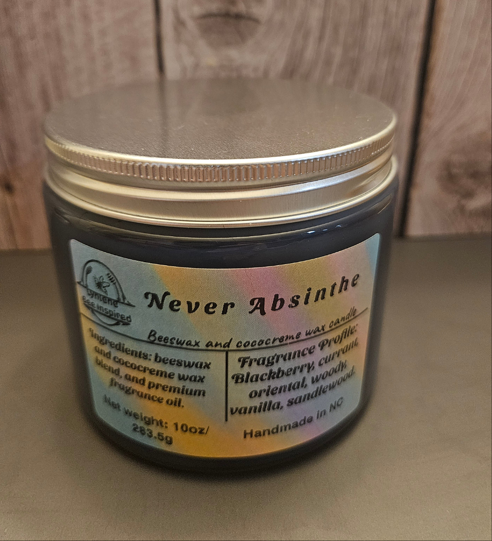 12oz Never Absinthe candle