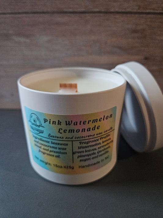 16oz Pink Watermelon Lemonade candle