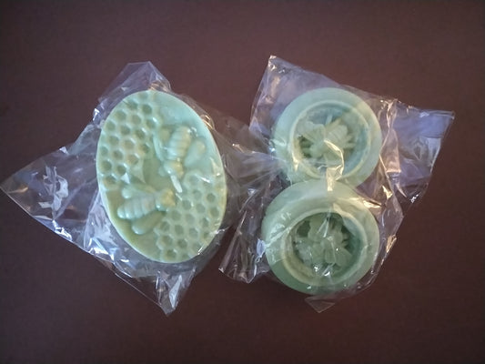 Honey soap Cool Mint + Vanilla  scent
