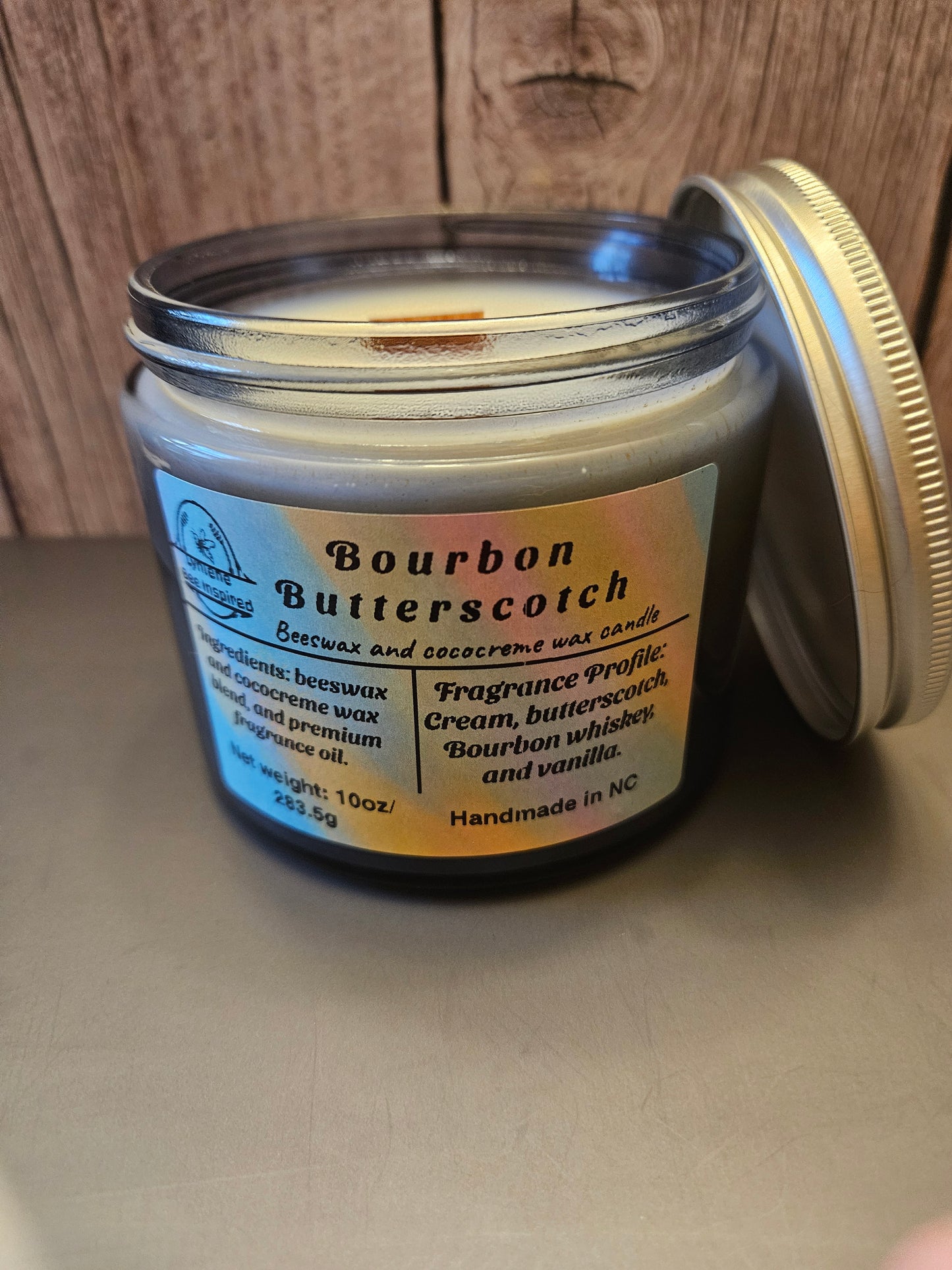 12oz Bourbon Butterscotch candle