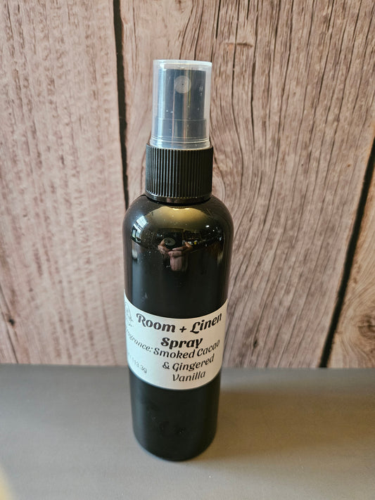 4oz Smoked Cacao & Gingered Vanilla Room + Linen Spray