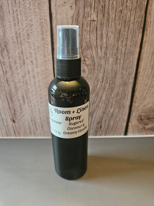 4oz Sugared Coconut & Creamy Vanilla Room + Linen Spray